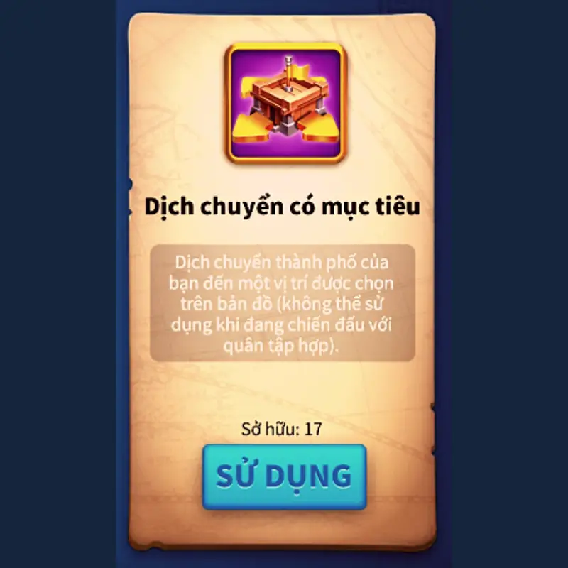 Cách sử dụng dịch chuyển ( Teleport) trong Rise of Kingdoms Teleport Rok